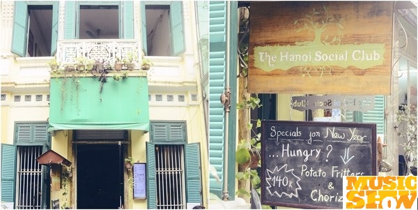 thiết kế với phong cách pháp cổ của Hanoi Social Club 
